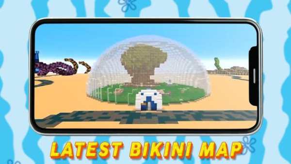 3D Bikini Bottom World In Minecraft screenshot 4