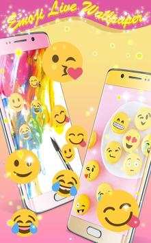Emoji Live Wallpaper screenshot 1
