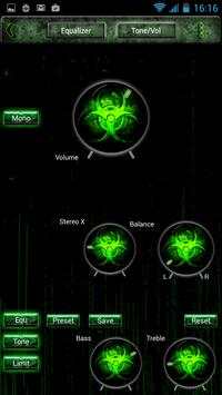 Poweramp Skin AntraX 3 تصوير الشاشة
