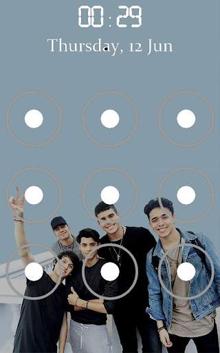 CNCO Pattern Lock Screen screenshot 4