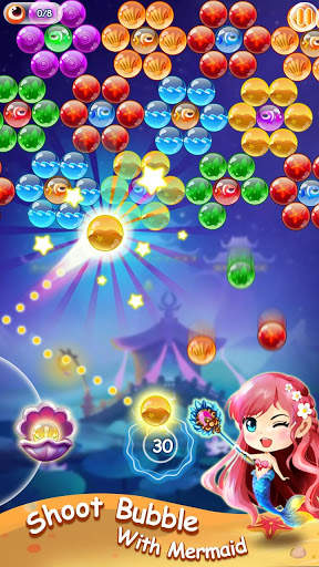 Mermaid Bubble Shooter Ball Pop: Fun Game For Free screenshot 4
