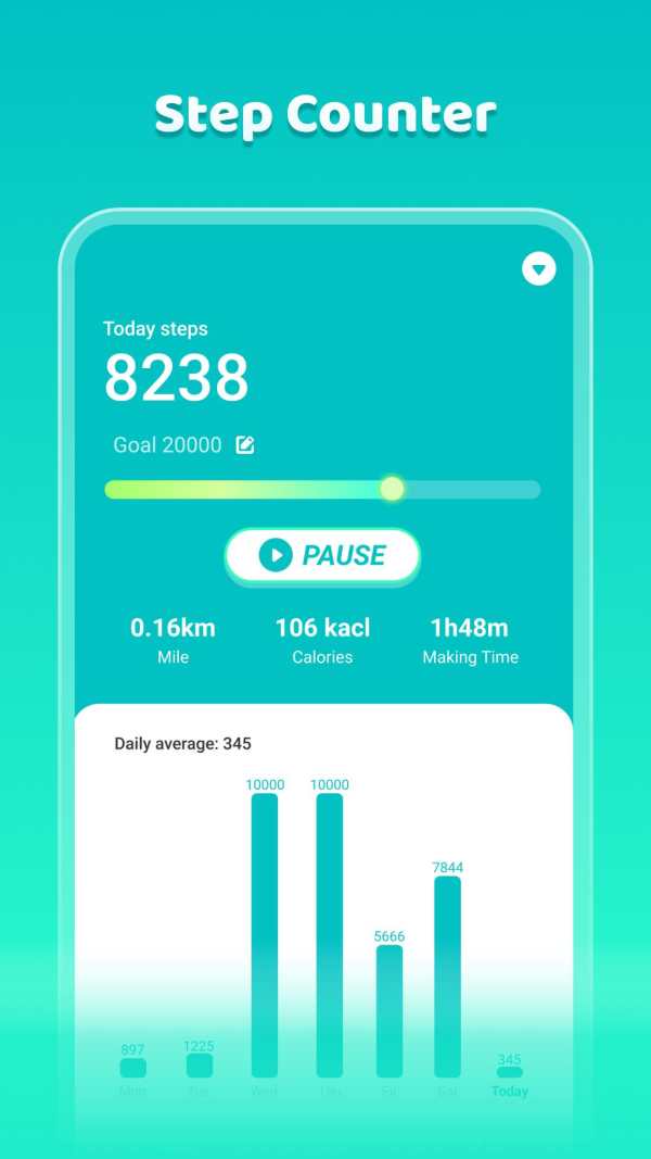 Happy Step_Step Counter screenshot 1