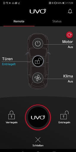 Kia UVO screenshot 1