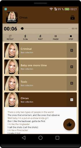 Britney Spears Songs Lyrics Offline (New Version) screenshot 7