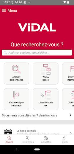 VIDAL Mobile screenshot 1