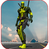 Rope Man VS Superhero Robot icon