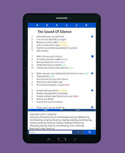 Lyric Notepad - Song Writing screenshot 13