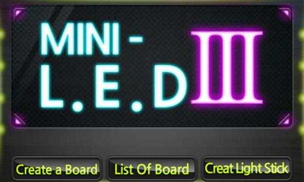 Mini-LED 3 Scroller स्क्रीनशॉट 1