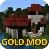 Gold mod Pokecraft MCPE logo
