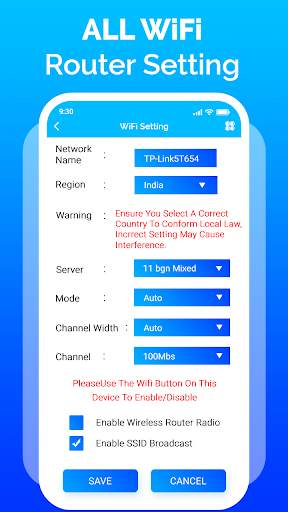 All WiFi Router Settings screenshot 2