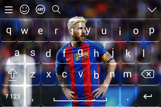 Lionel Messi Keyboard theme screenshot 6