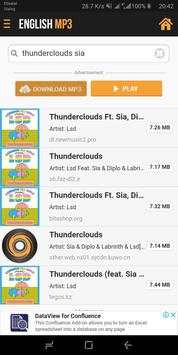 English MP3 Downloader - A to Z Songs 3 تصوير الشاشة