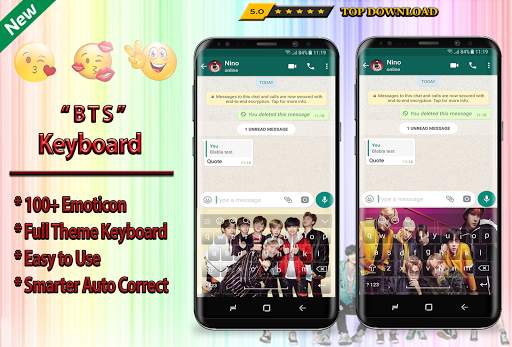 BTS Keyboard Theme KPOP 2019 स्क्रीनशॉट 2