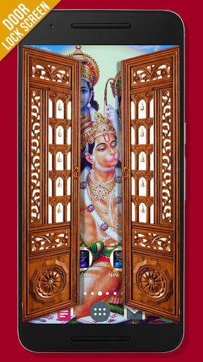Hanuman Ji Door Lock Screen 2 تصوير الشاشة