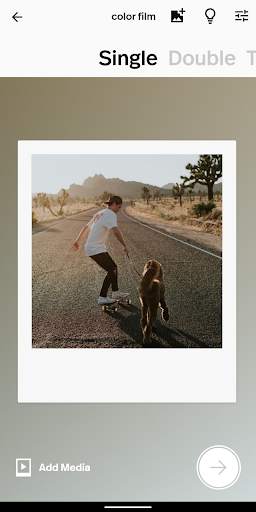 Polaroid screenshot 1