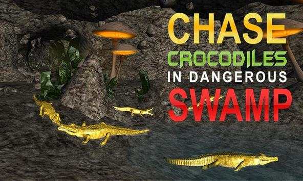 3D Angry Crocodile Hunter Sim screenshot 2
