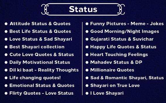 1,00,000  DP & Status Collection - New Status App screenshot 1