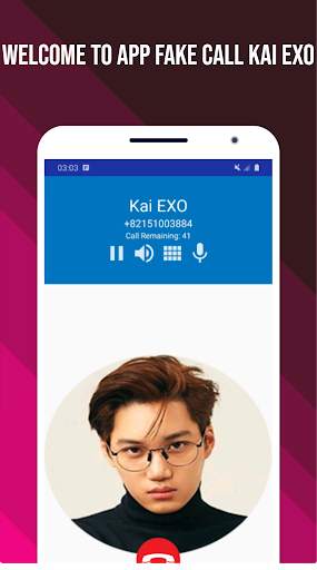Kai EXO VIdeo Call You !Fake Video Call App screenshot 2
