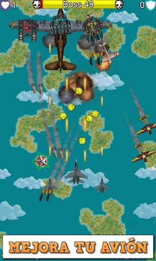 Juego de aviones de guerra screenshot 1