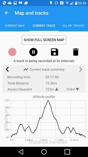 ActiMap FREE - Outdoor maps & GPS (Trial Edition) screenshot 4