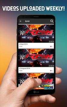 WWE Raw and Smackdown videos screenshot 1