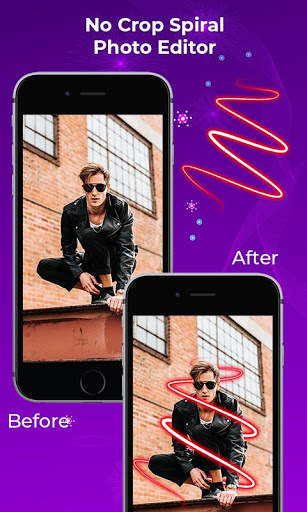 No Crop Spiral Photo Editor – Filter, Effect screenshot 2