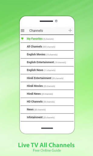 Live TV All Channels Free Online Guide screenshot 2