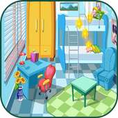 Girls Dorm Room Decoraton game logo