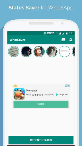 WhatSaver - Status Story Downloader for Whatsapp स्क्रीनशॉट 1