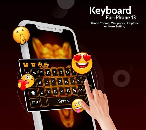 Keyboard For iPhone 13 - iOS Keyboard screenshot 4