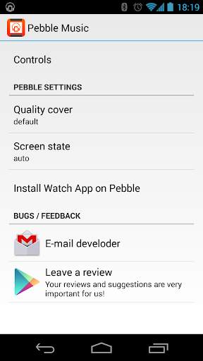Music Player for Pebble screenshot 6