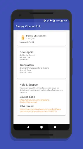 Battery Charge Limit [ROOT] screenshot 3