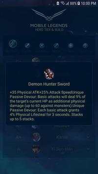 Hero Tier And Build - Mobile Legends screenshot 3