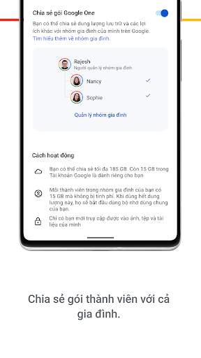 Google One screenshot 5