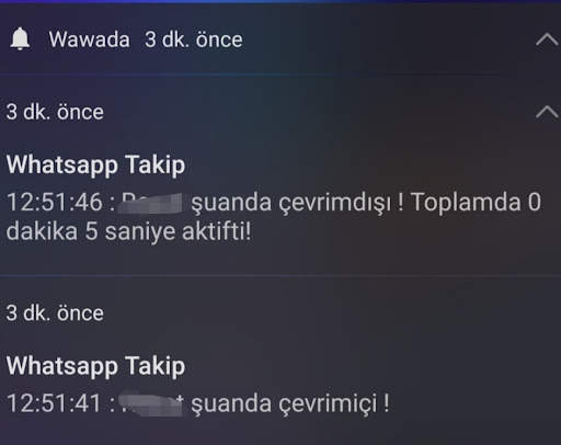 Wawada: WhatsApp Takip screenshot 2
