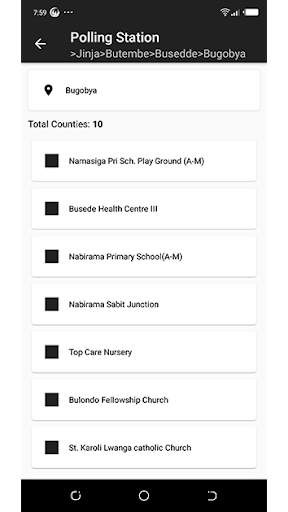 Uganda Voting Places App - 2021 Elections скриншот 4