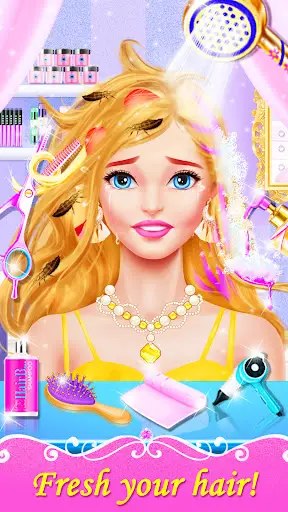 Hair Nail Salon: Makeup Games screenshot 3