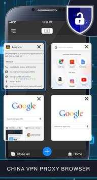China Unblock Proxy Browser - VPN Private Browser screenshot 1