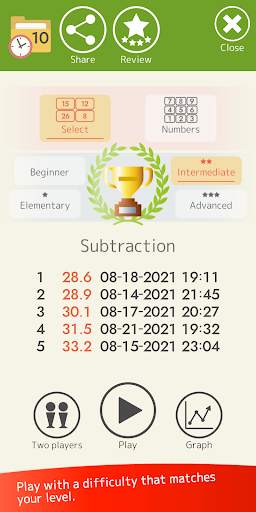 Pengiraan mental (Matematik) screenshot 5
