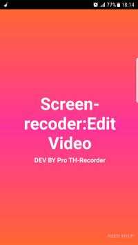Screen & recoder: Edit Video screenshot 1