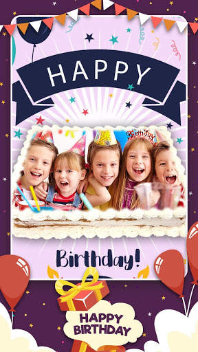 Photo On Birthday Cake screenshot 1