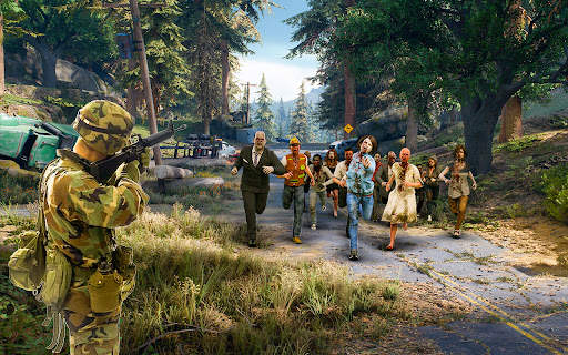Dead Shooting Zombie Hunter 3D screenshot 2