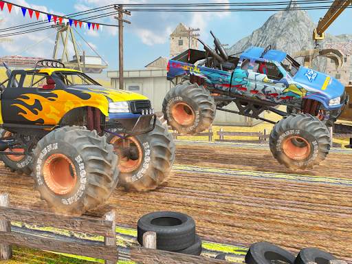 Monster Truck Racing Stunts Game - Offroad Legends screenshot 10