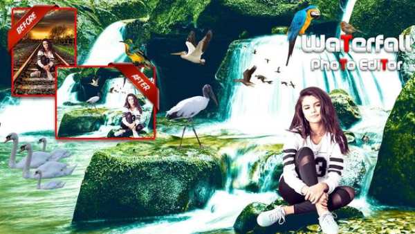 Waterfall Photo Editor - Waterfall Photo Frame 4 تصوير الشاشة