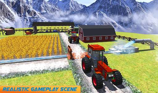Snow Tractor Agriculture Simulator screenshot 6