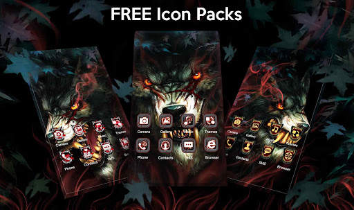 Blood King Wolf Live Wallpapers screenshot 5