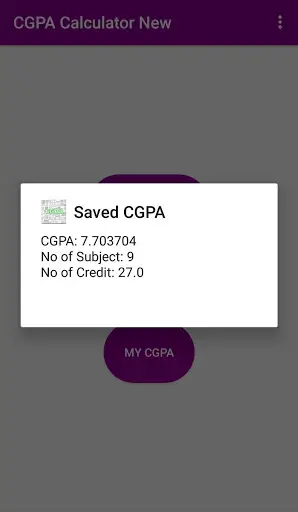 CGPA Calculator New screenshot 7