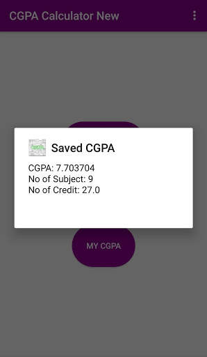 CGPA Calculator New screenshot 7