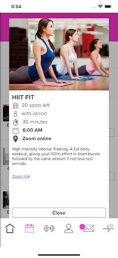 MyClub Fitness screenshot 6