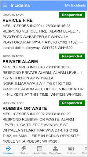 Respond52: SAMFS - App screenshot 2